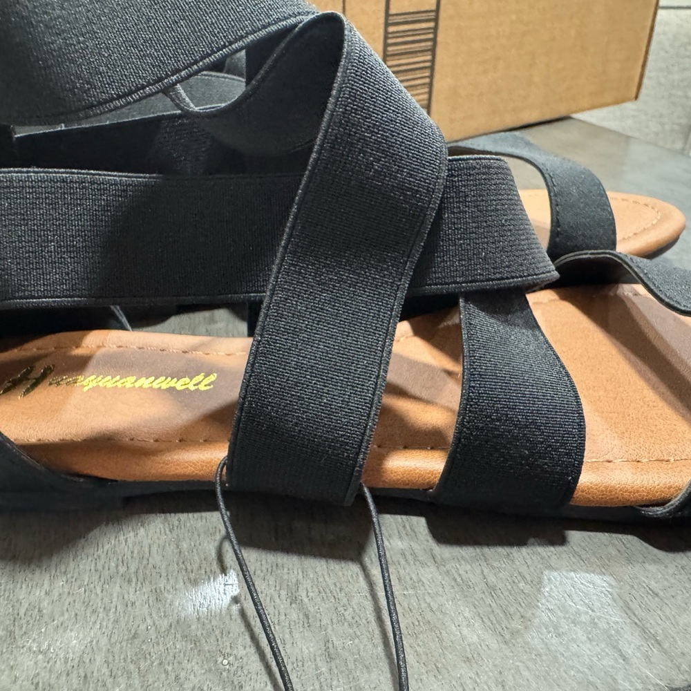Black Strappy Sandals